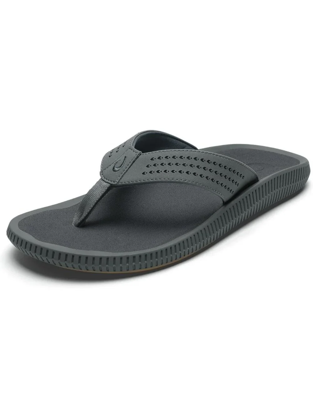 Men's Grey Rock Resistant Flip Flops Arch Support Comfort Beach Sandal ShoesMen'
